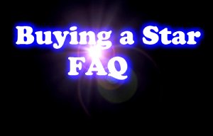 Buying a star FAQ