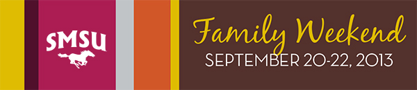 Family Weekend September 20-22, 2013 Graphic