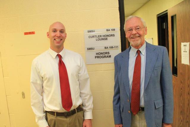 Dr. Hugh Curtler, right, and Dr. Brett Gaul