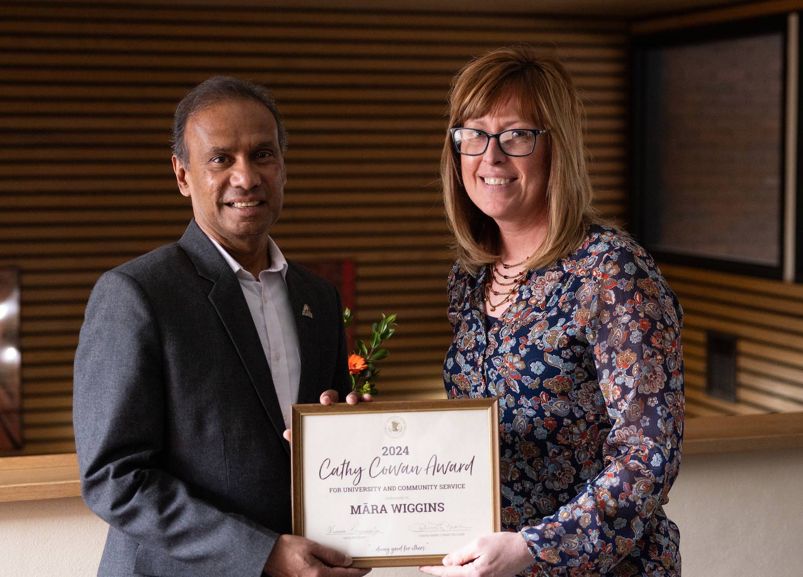 Māra Wiggins Named 2024 Cowan Award Recipient Article Photo