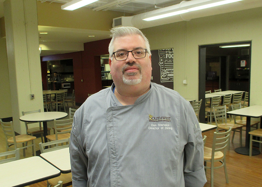 Director of Dining Services Stanwick Appreciates 'Mustang Spirit'
