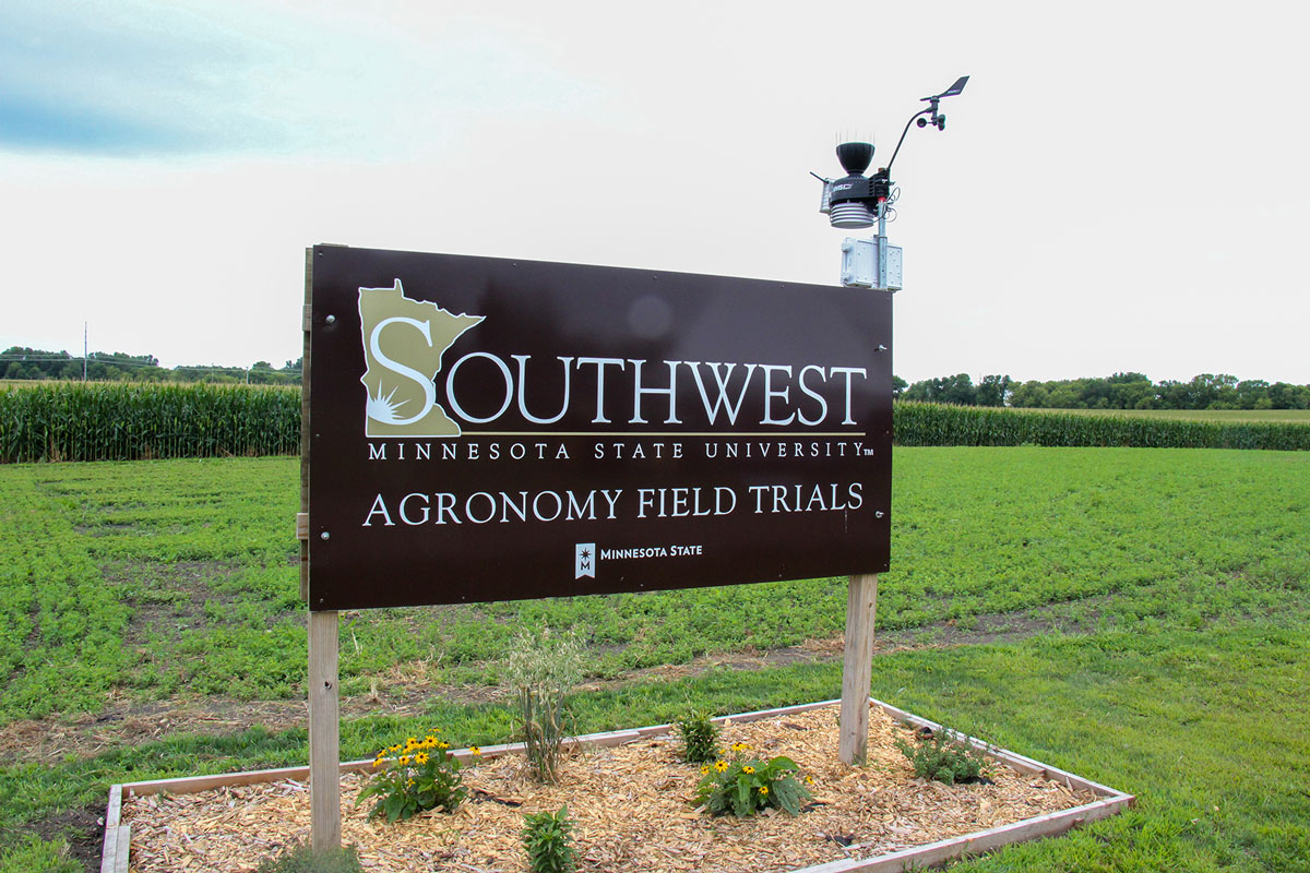 Agronomy Field Trials Sign