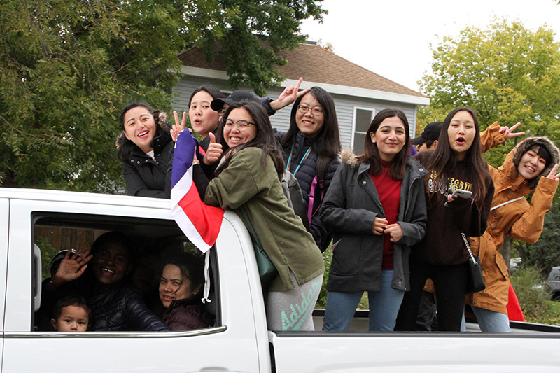The Homecoming parade will be held at 11 a.m. on Oct. 12