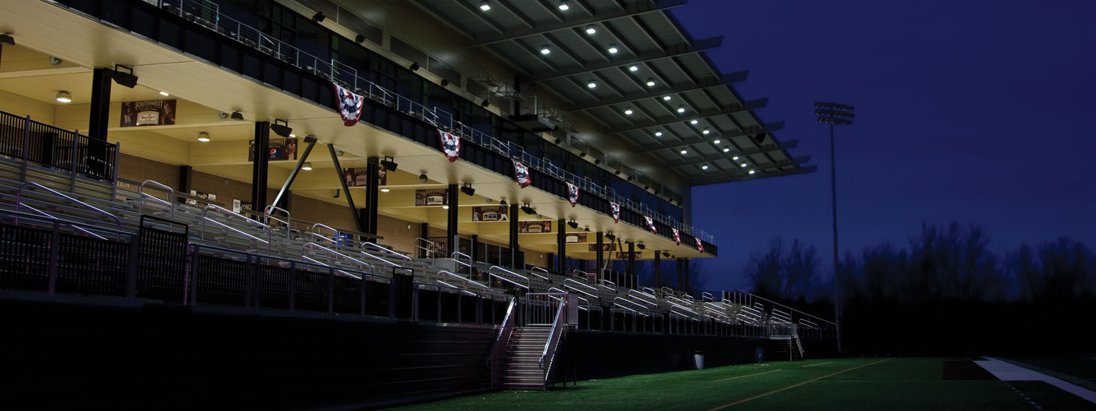 Nighttime at The Schwan Regional Event Center