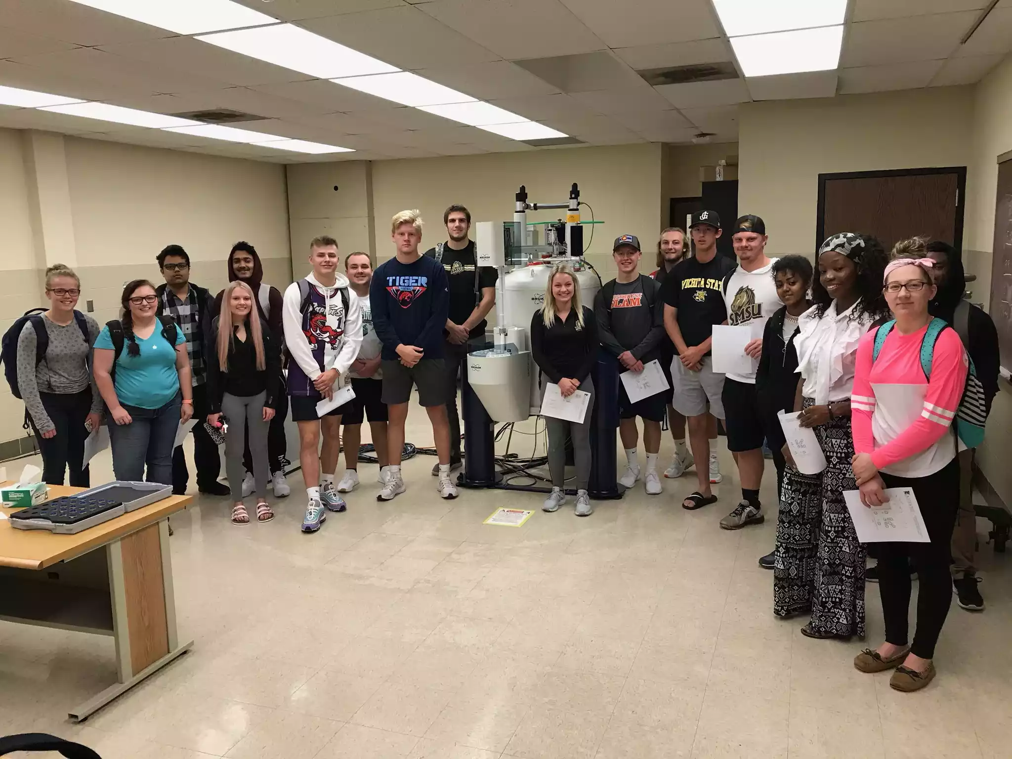 Pharmaceutical Analysis by NMR for the on-campus Our Chemical World course