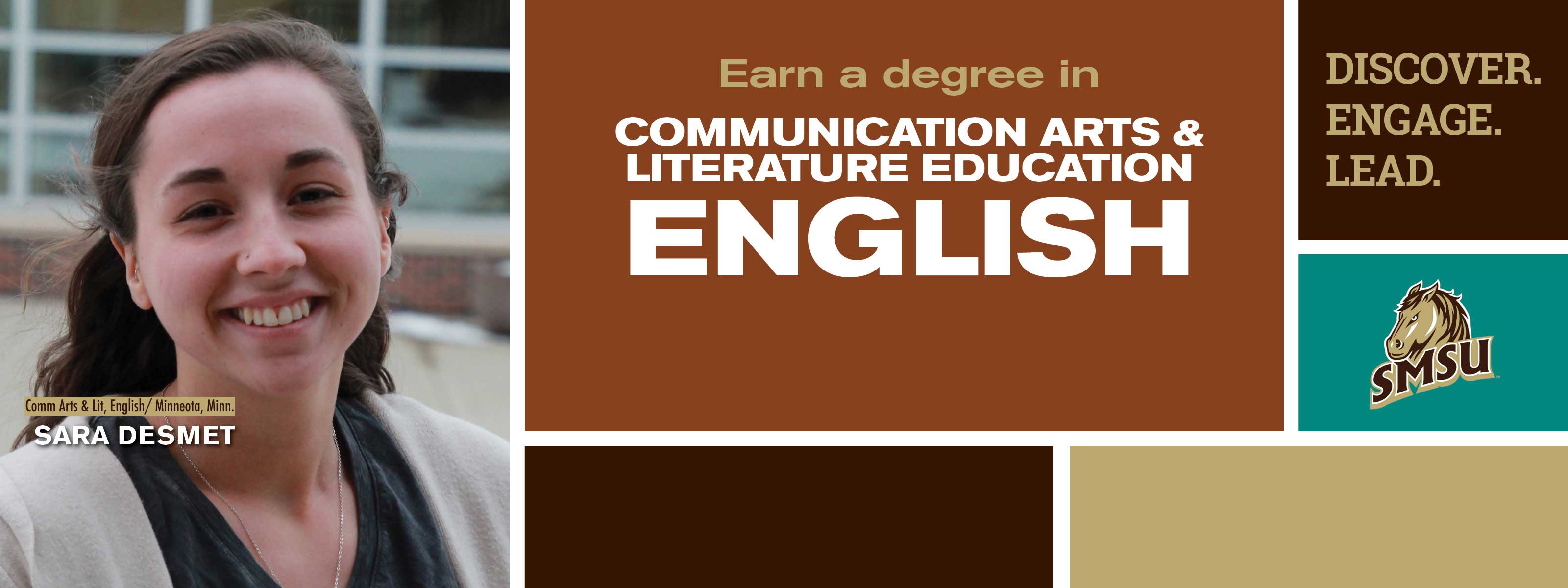 Earn A Degree In Communication Arts and Literature Education English - Discover. Engage. Lead.