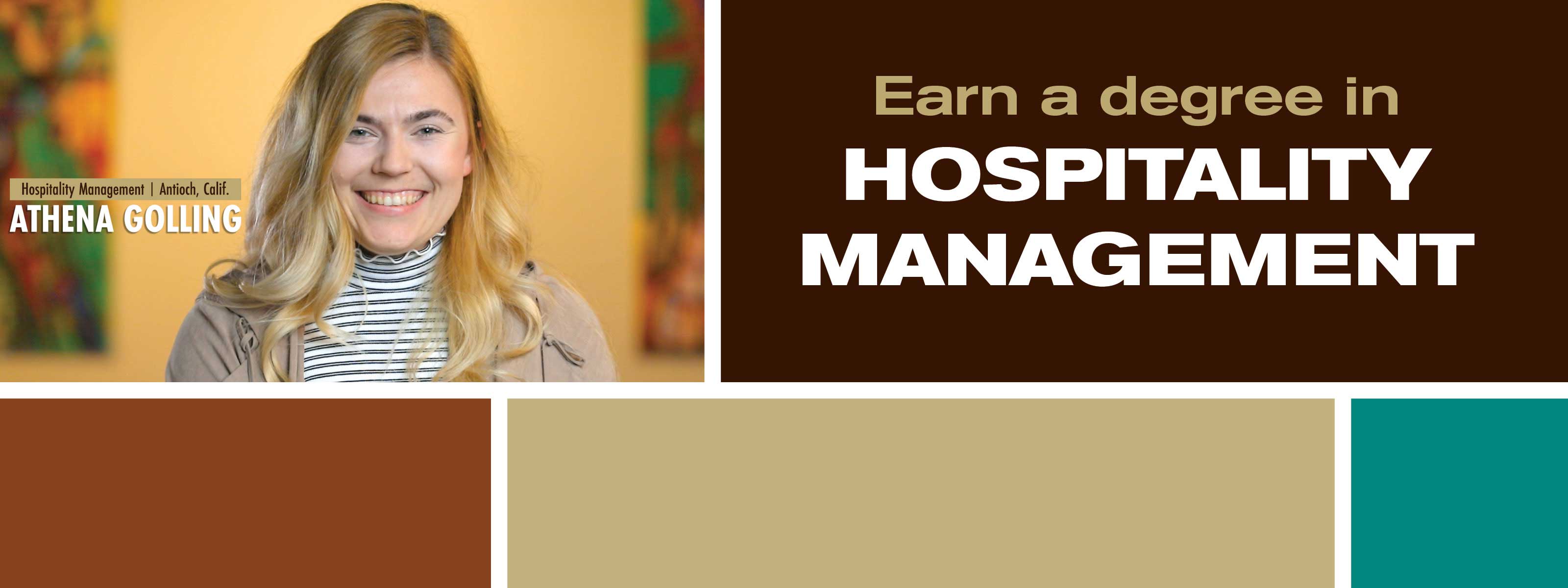 Earn A Degree In Hospitality Management - Discover. Engage. Lead.