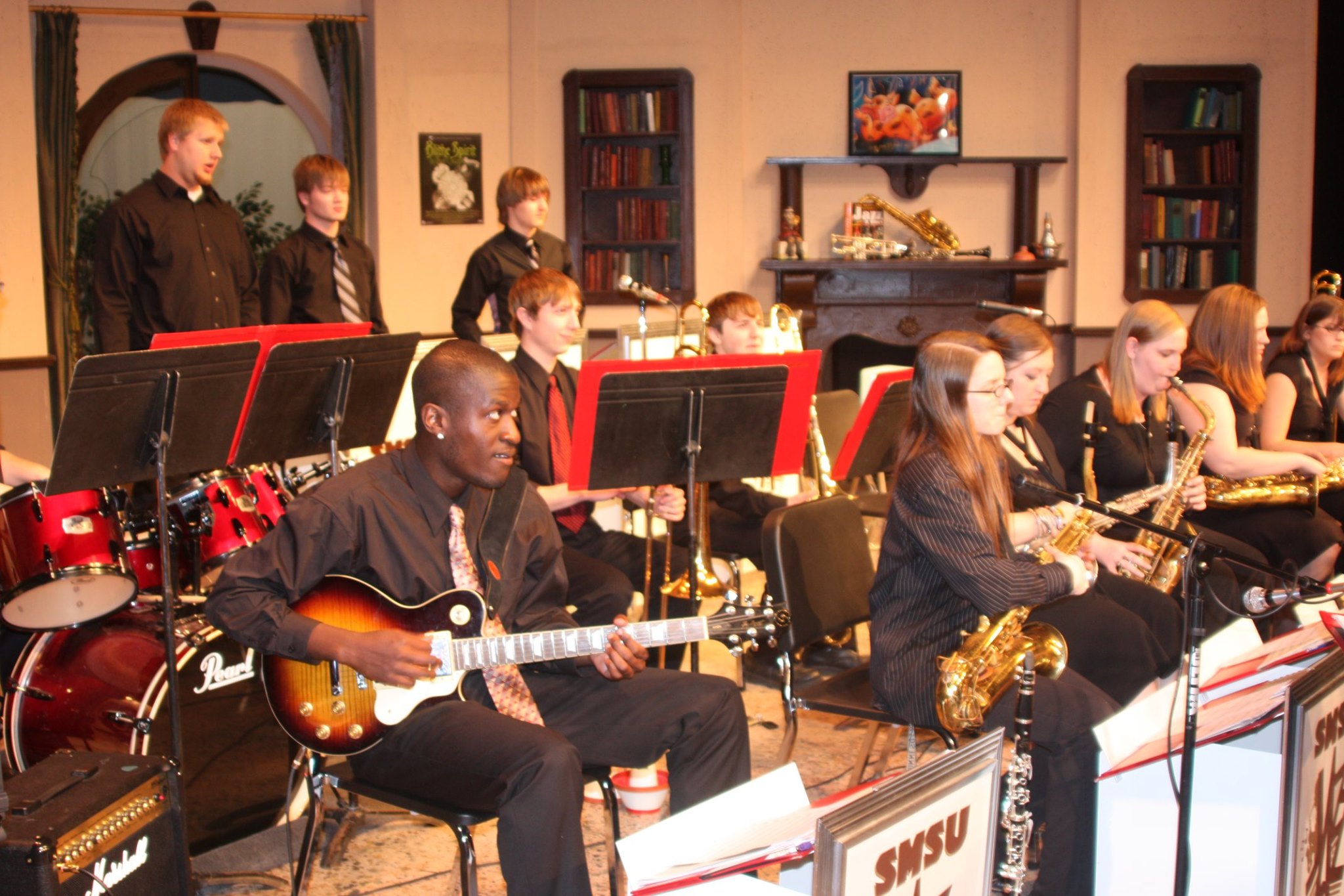 SMSU Jazz Ensemble in performance
