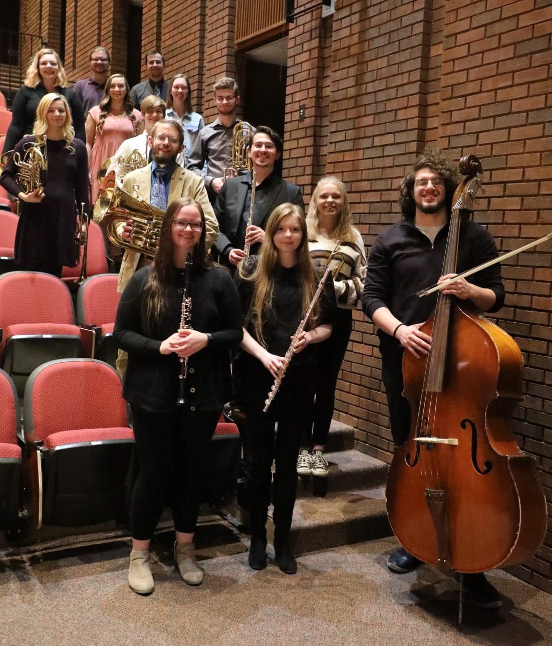 group photo of the Symphonic Chamber Winds
