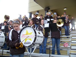 pep band at a football game