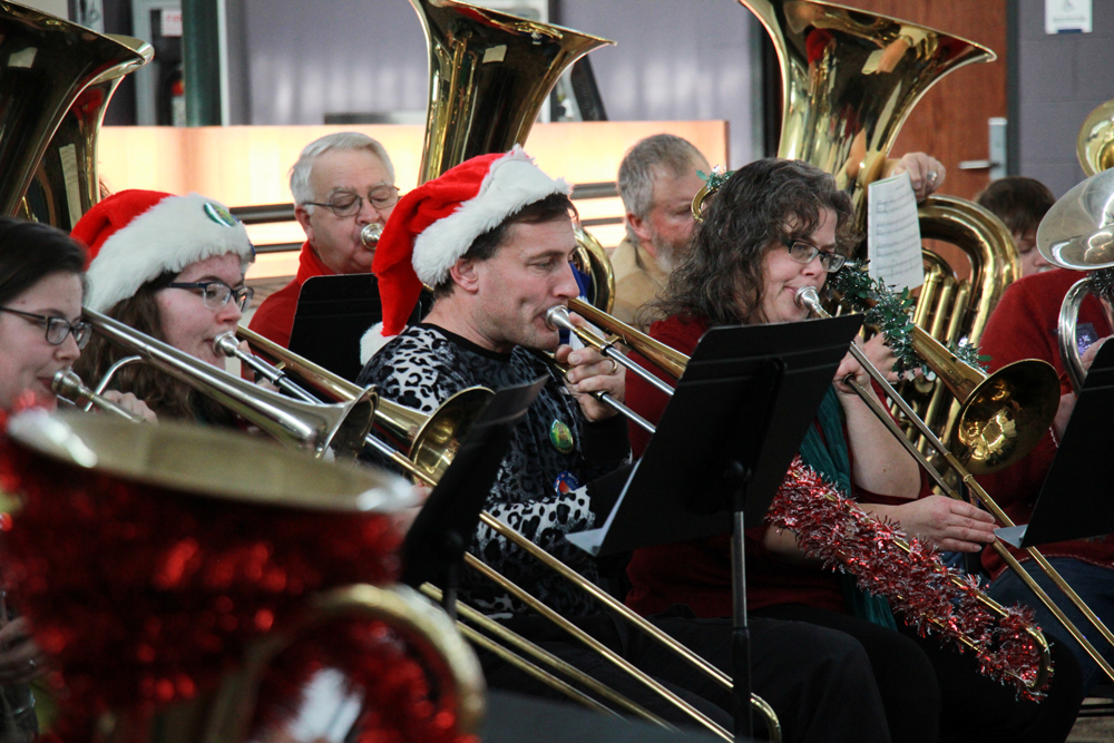 picture from a Tuba Christmas performance