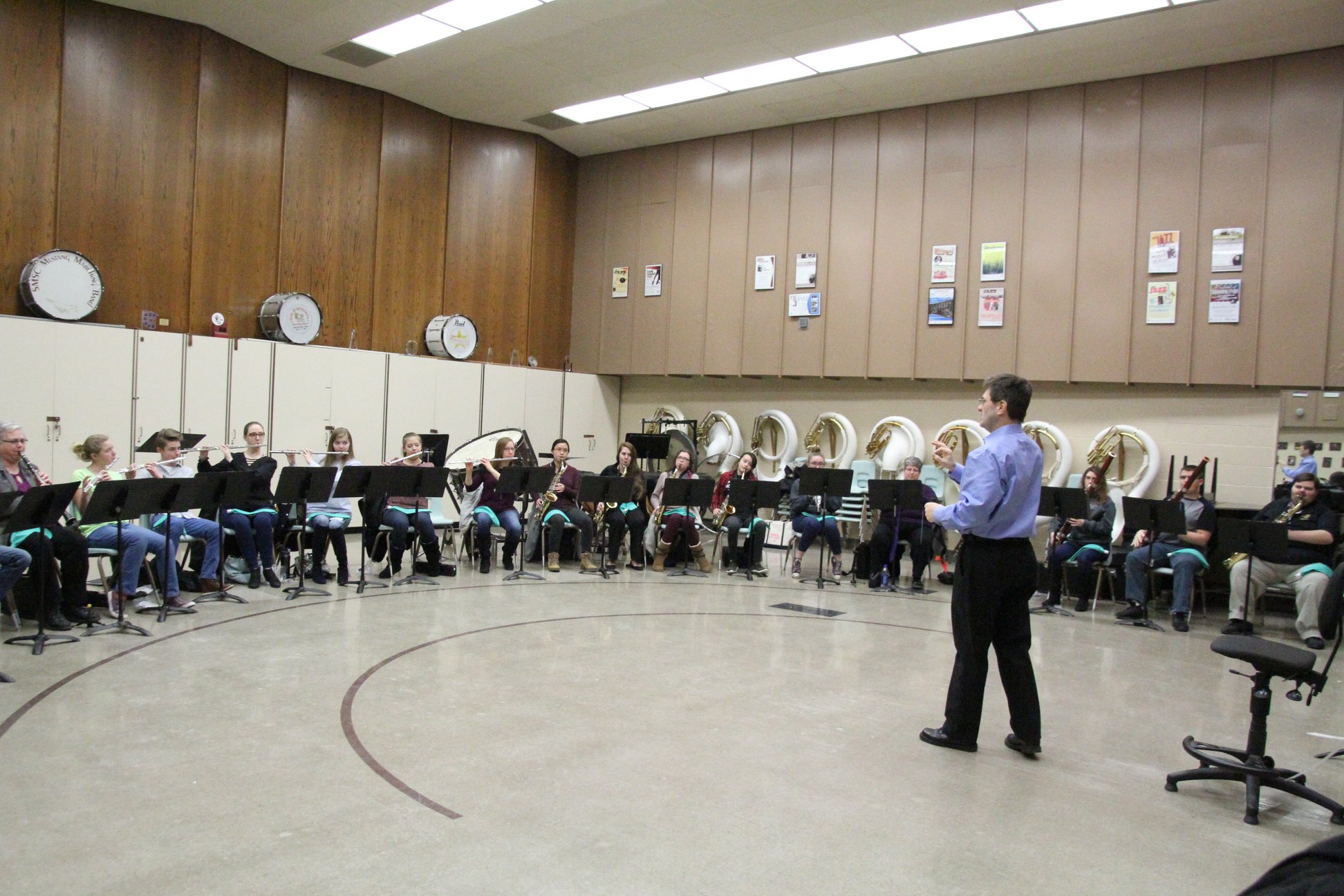 Immanuel Davis with festival participants