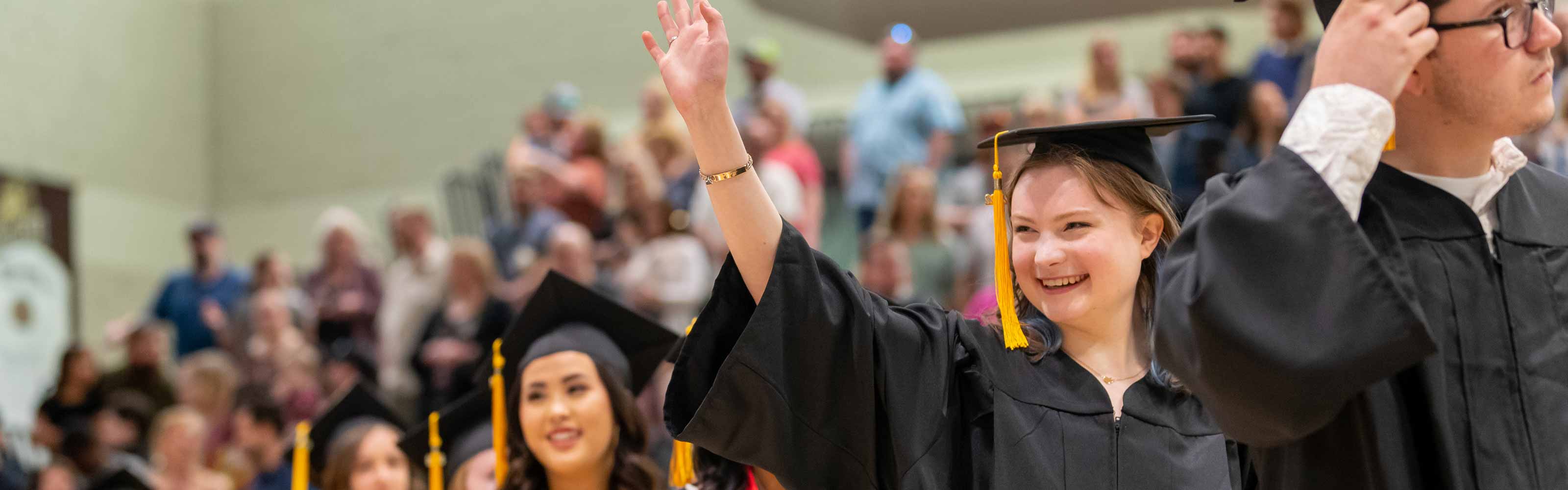 Graduates at Commencement