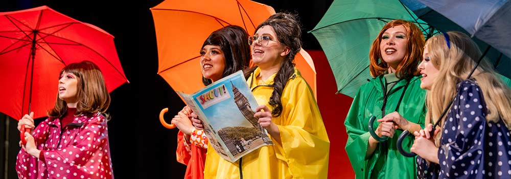 Theatre Arts Students Performing in SHOUT: THE MOD MUSICAL