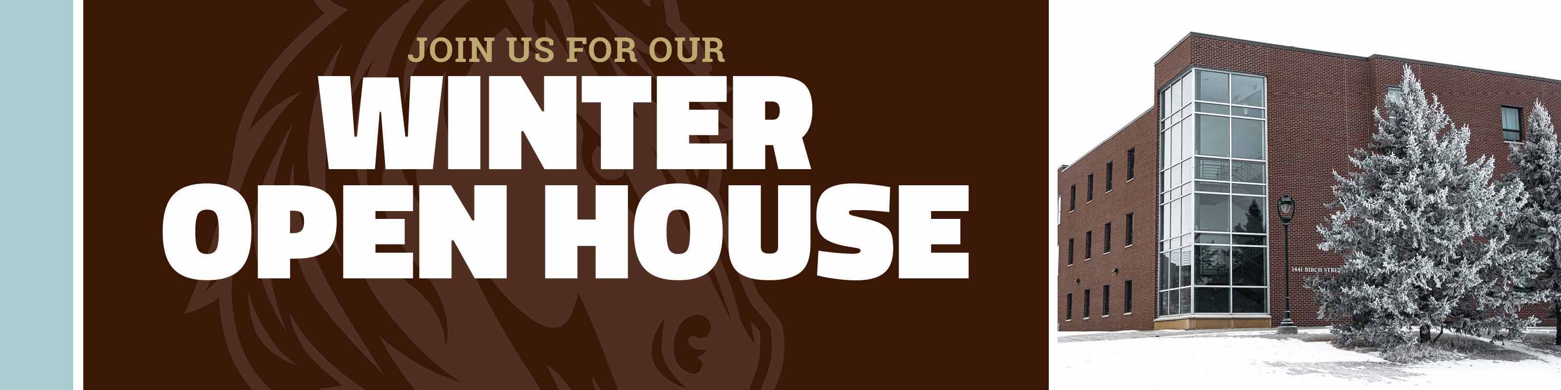 Join us for our Winter Open House