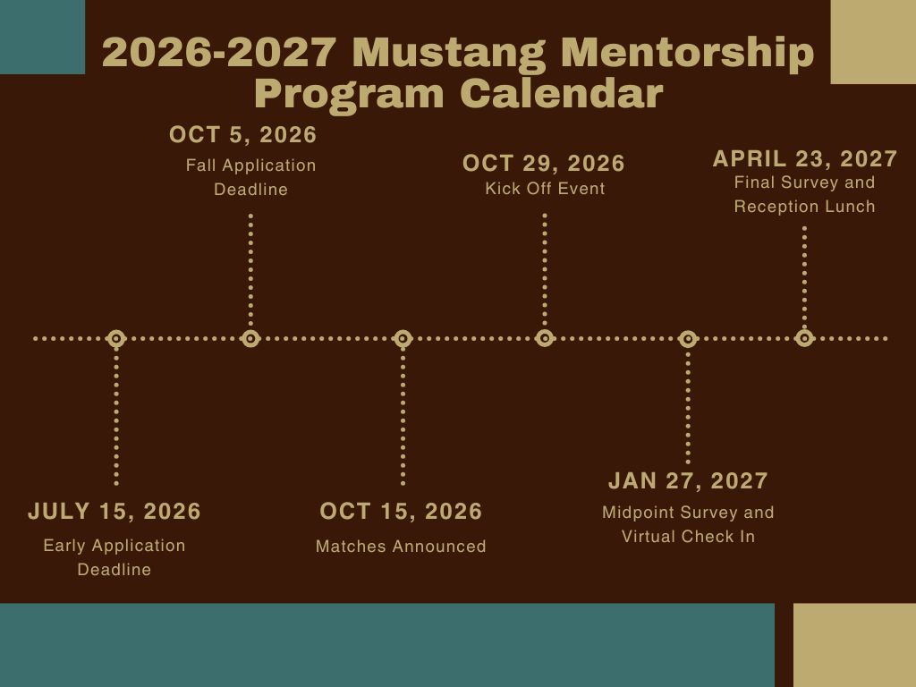 mustang mentorship calendar