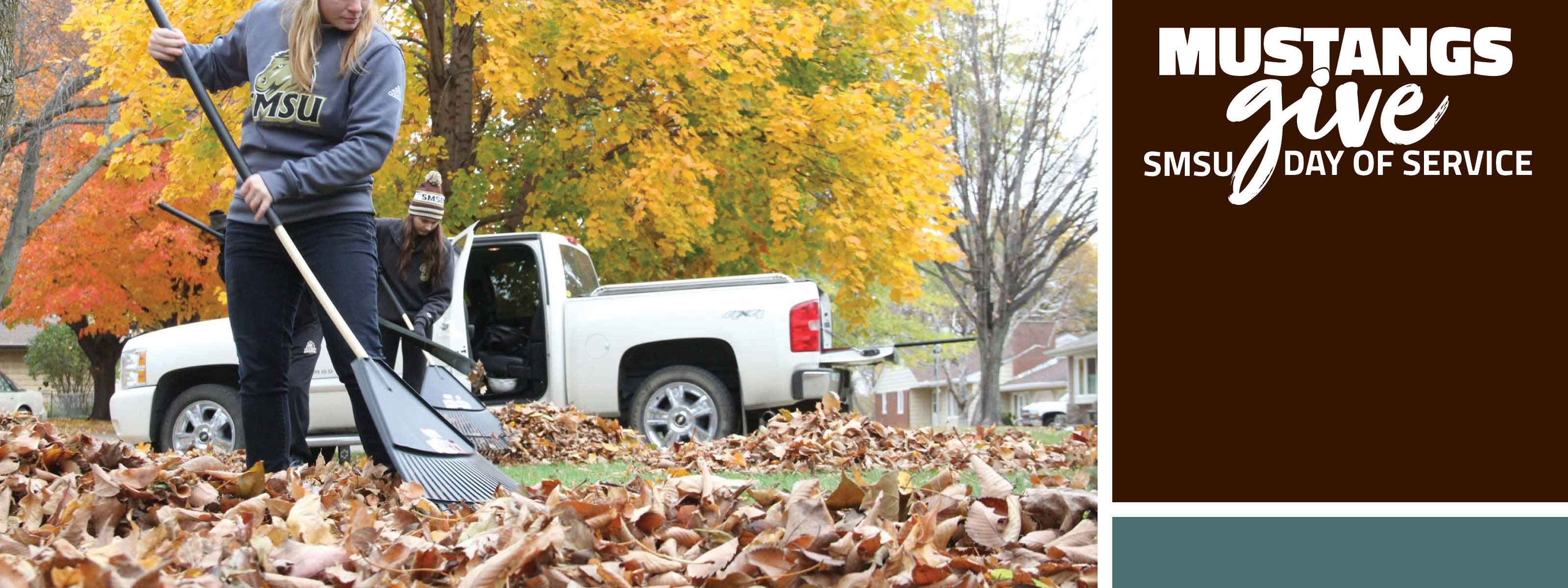 Mustangs Give - SMSU Day of Service