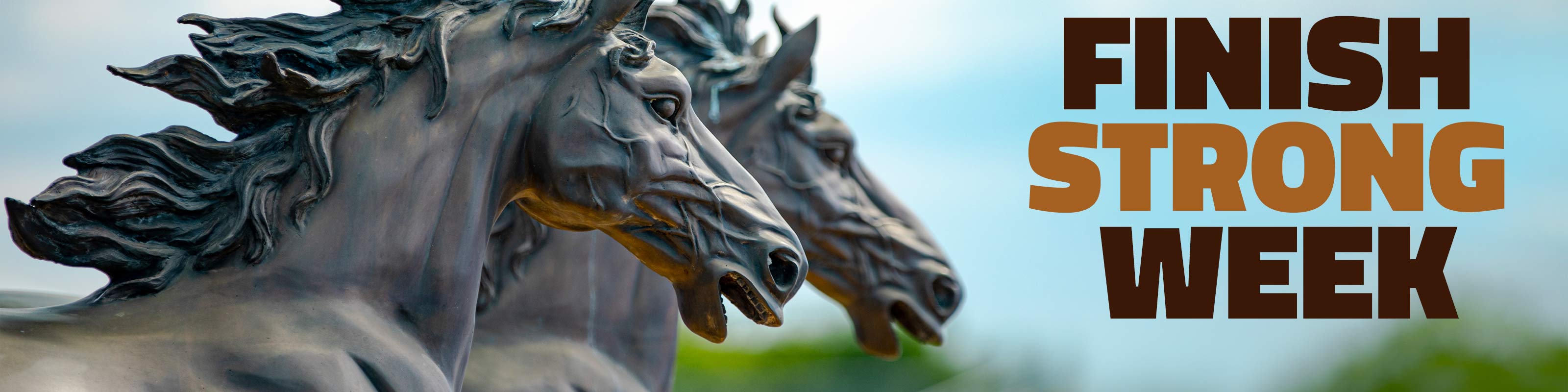 Mustang statues