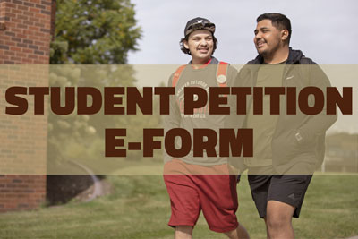 Student petition e-form