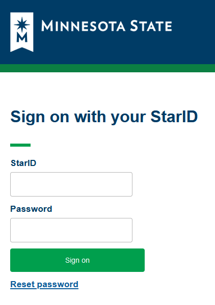 Housing application login form