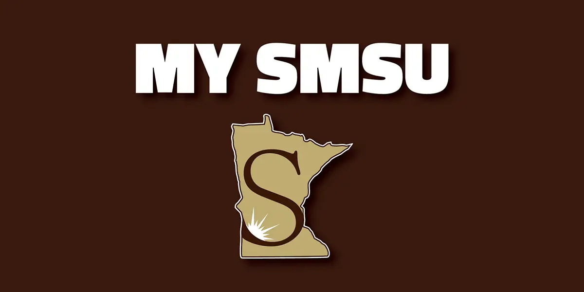MySMSU app showing campus events