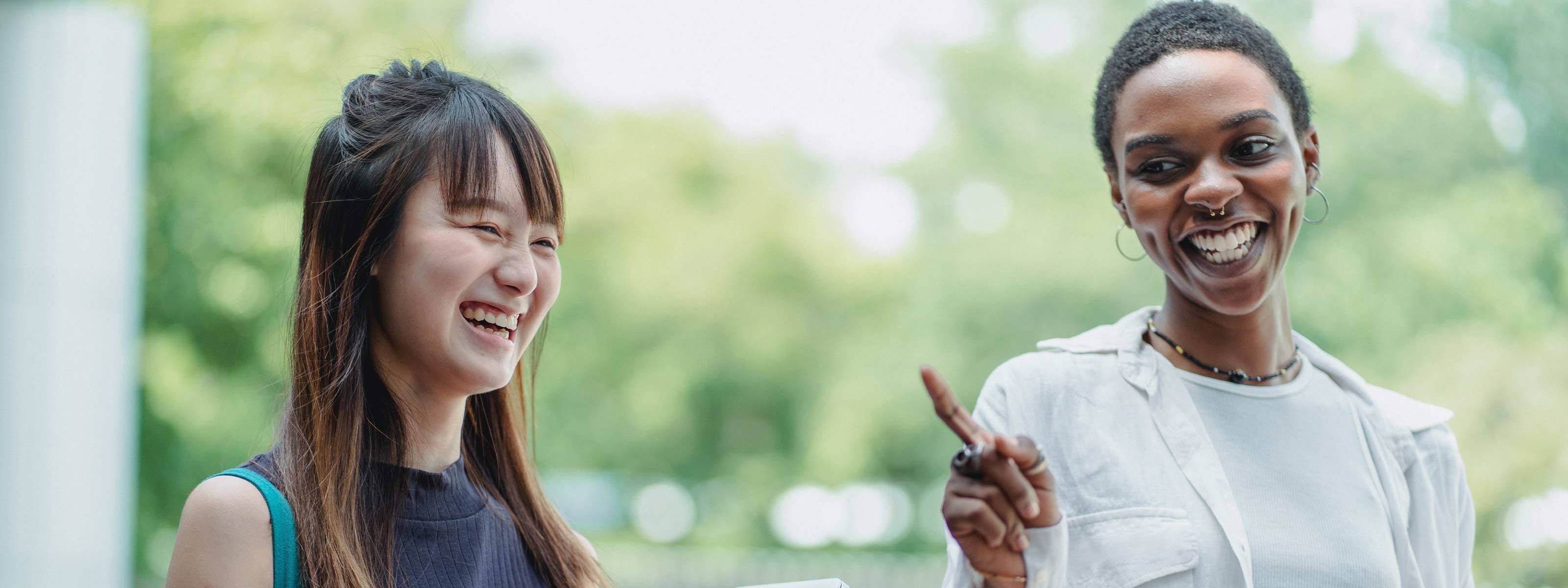 Three Women Smiling