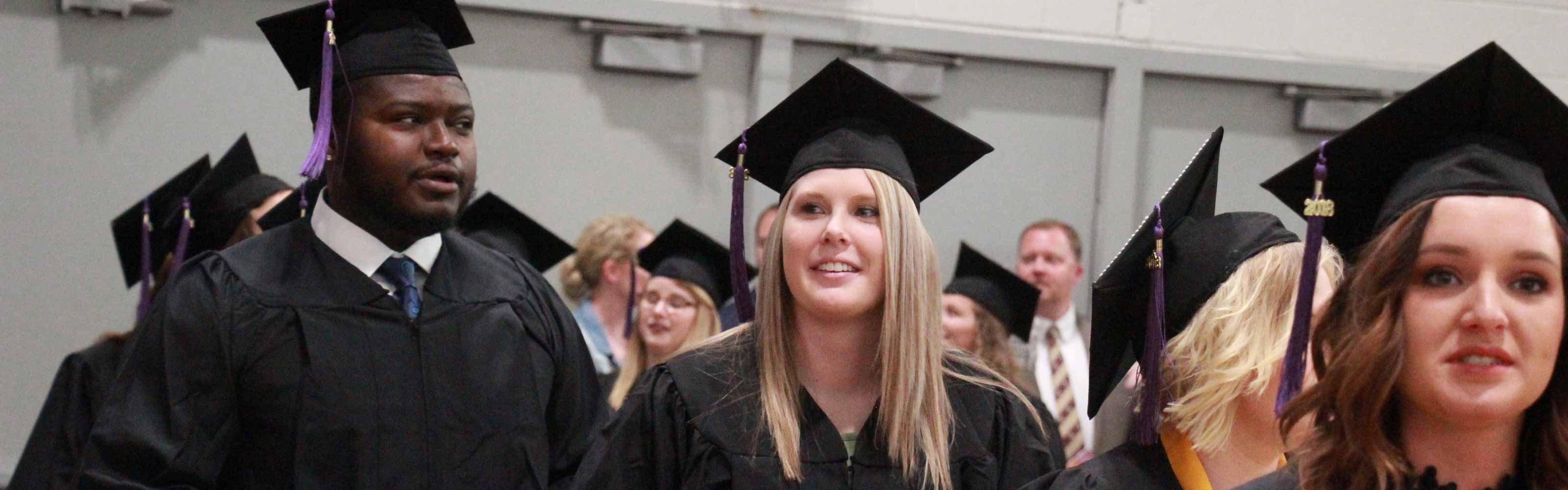 Students at Commencement Ceremony