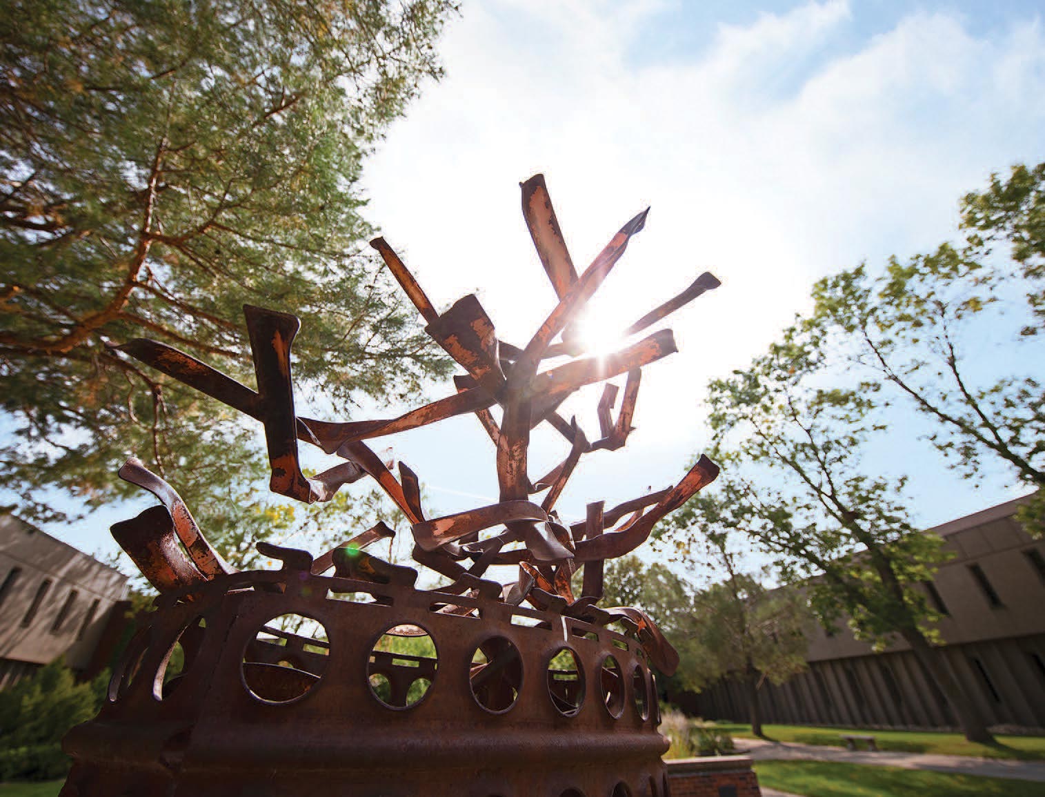 Photo of SMSU Sculpture