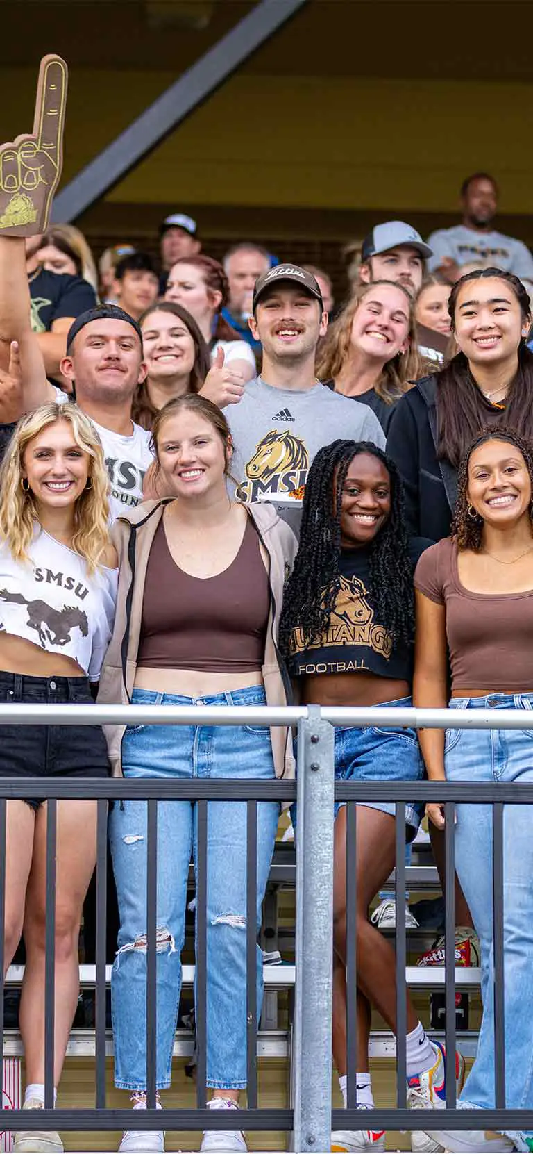 smsu bronze mustang statue