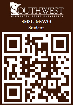 SMSU My WifI Button with QR Code