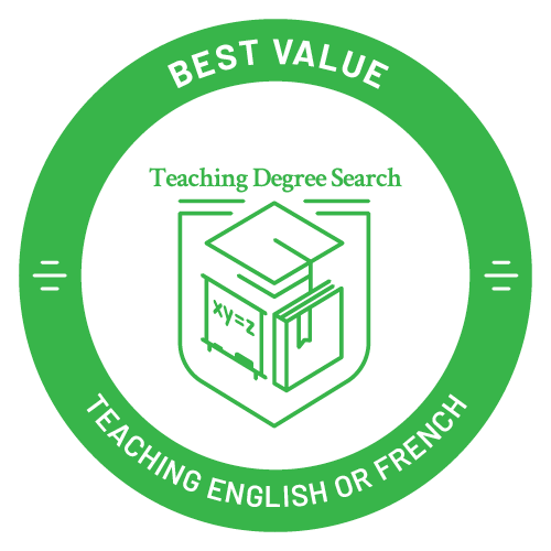2021 Best Value Teaching English or French Bachelor's Degree Schools