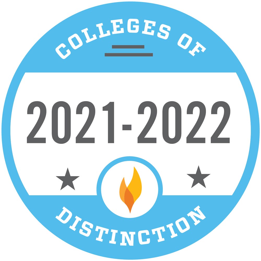 2021-2022 Colleges of Distinction Logo