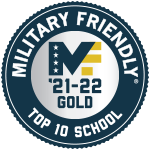 Third in Military Friendly Schools Rankings Logo