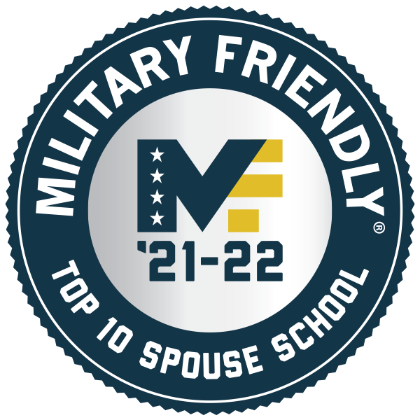 3rd Nationally as Military Spouse Friendly® School  Logo