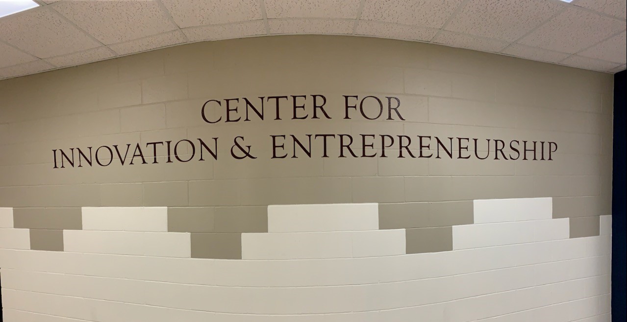 Center for Innovation and Entrepreneurship sign