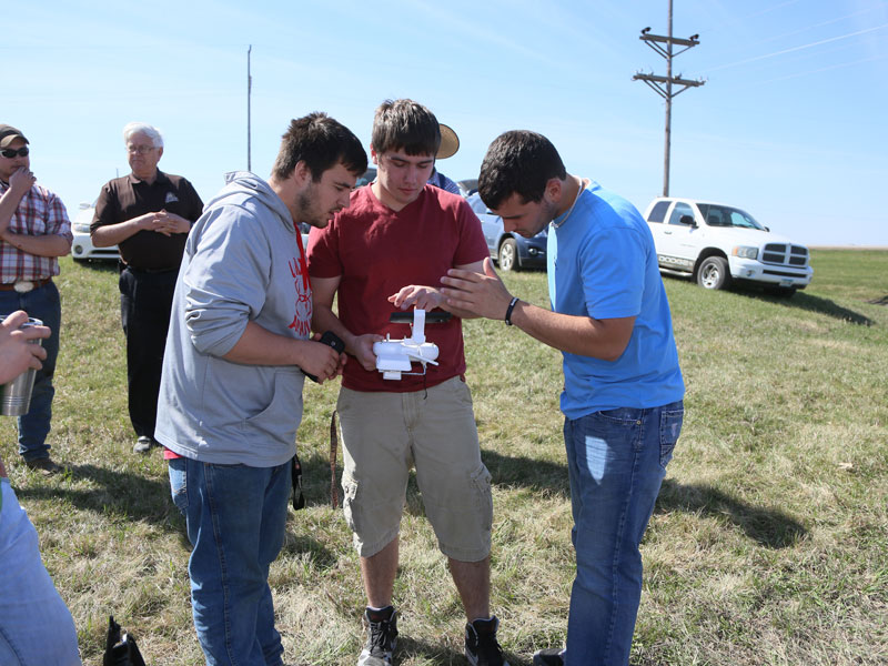 Flying a drone