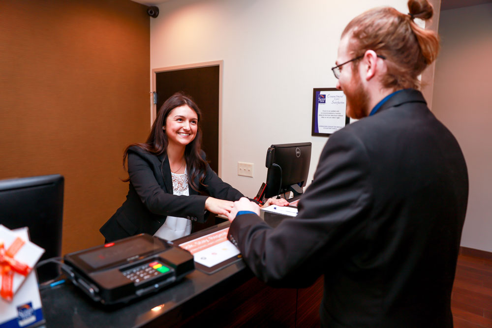 Hotel reception