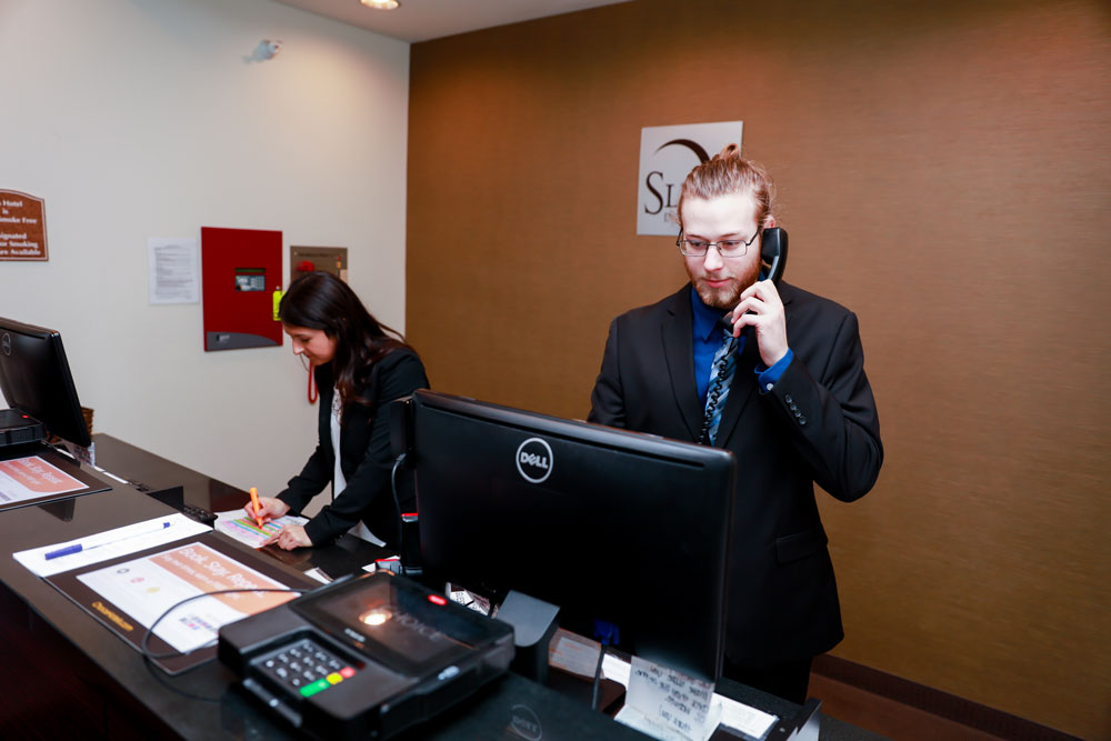 Hotel reception