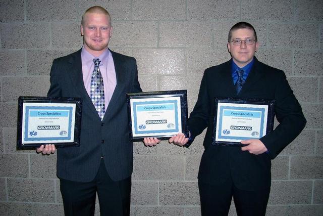 Ben Nath and Anthony Hansen, holding their NPAS awards.