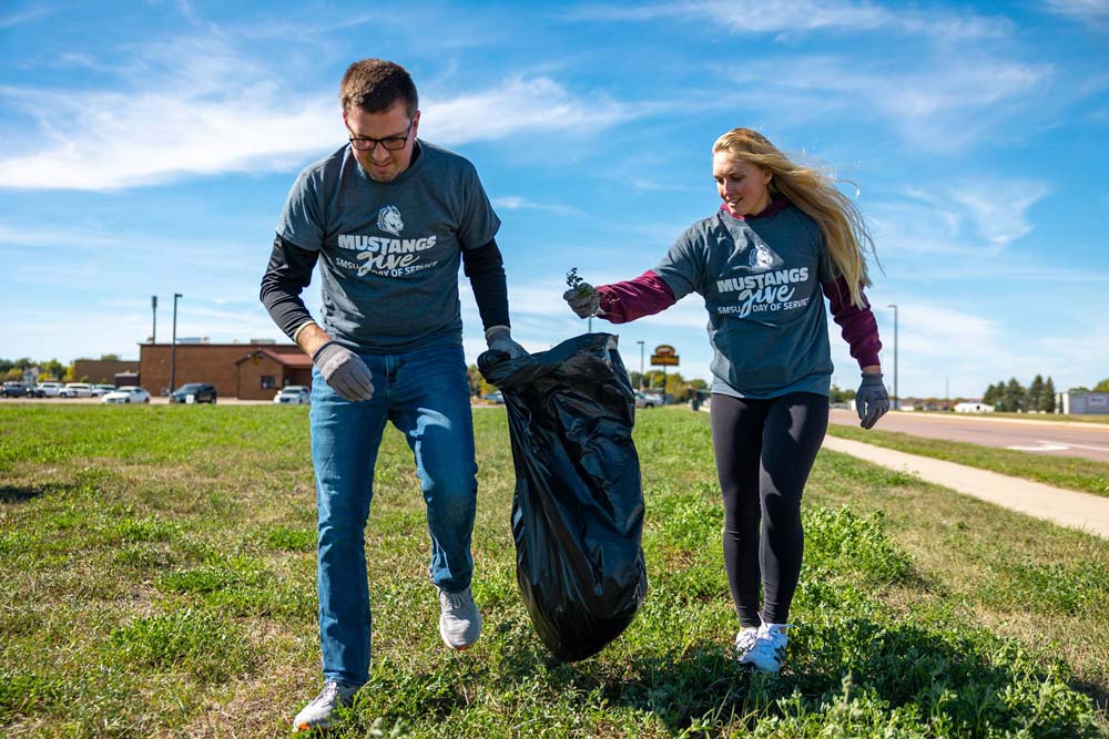 Mustangs Give: Day of Service on Oct. 11