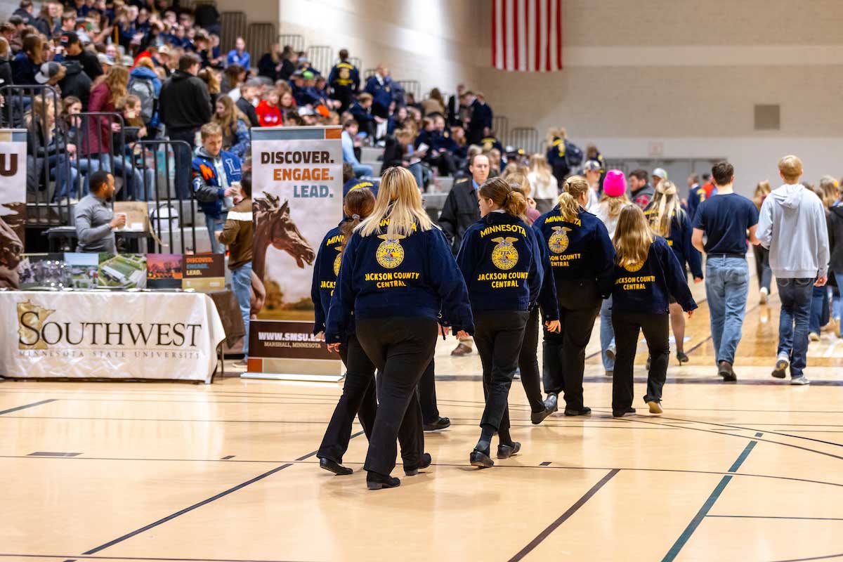 The annual AgBowl Scholarship Invitational draws hundreds of FFA students to campus.