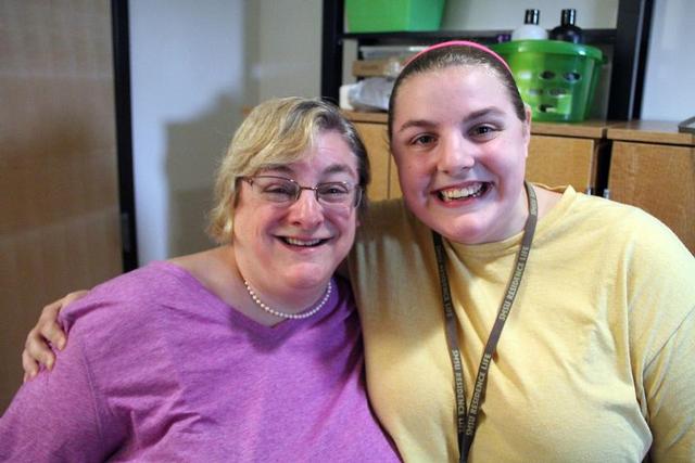 Tess Novack, right, and her mother Polly