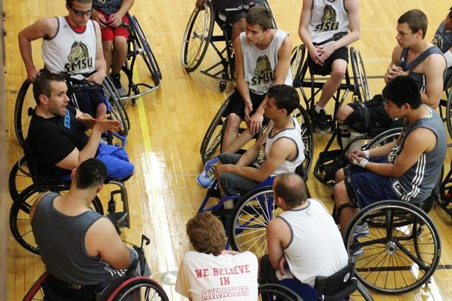 Wheelchair Basketball Camp Athletes