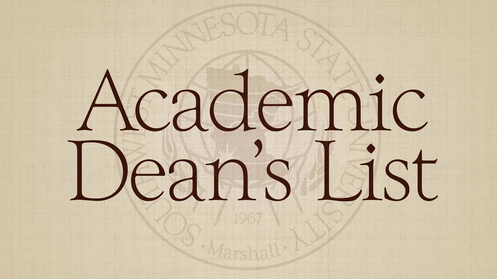 Academic Dean's List