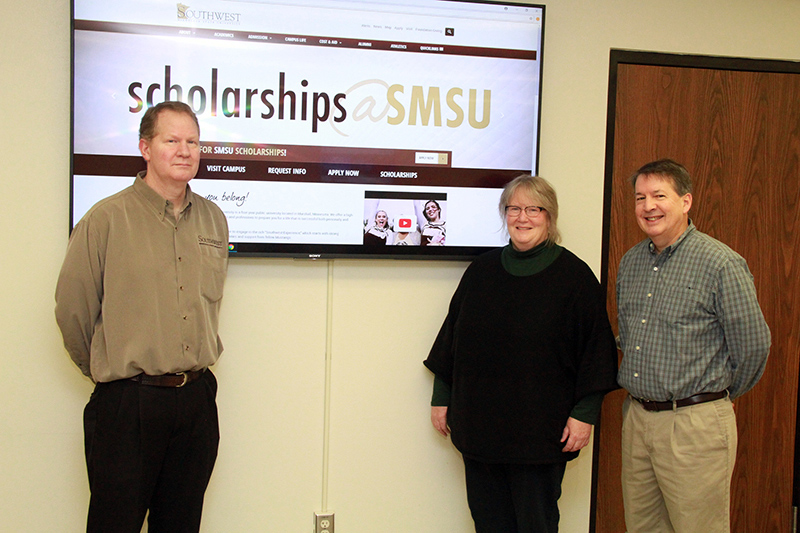 From left: Shawn Hedman, Kate Borowske, Dan Baun