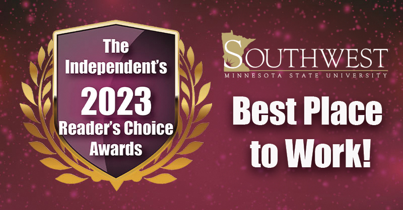 SMSU voted the best place to work!
