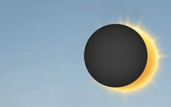 Illustration of 80% coverage in a solar eclipse