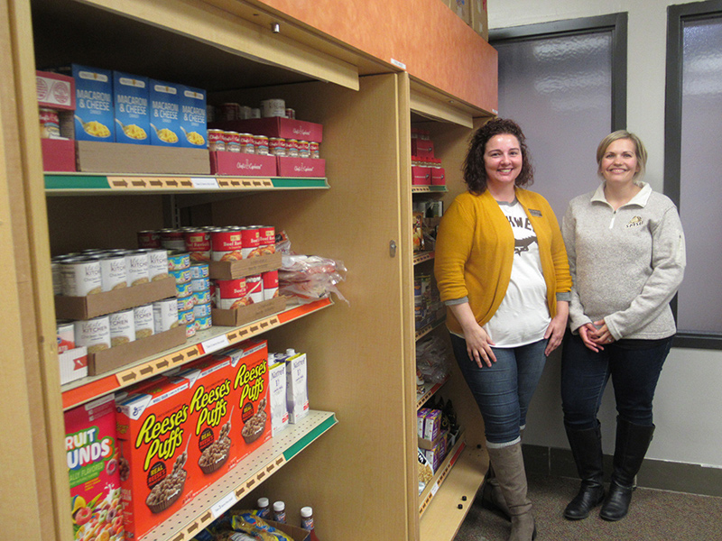 Crystal Watts, left, and Melissa Scholten (courtesty of Marshall Independent)