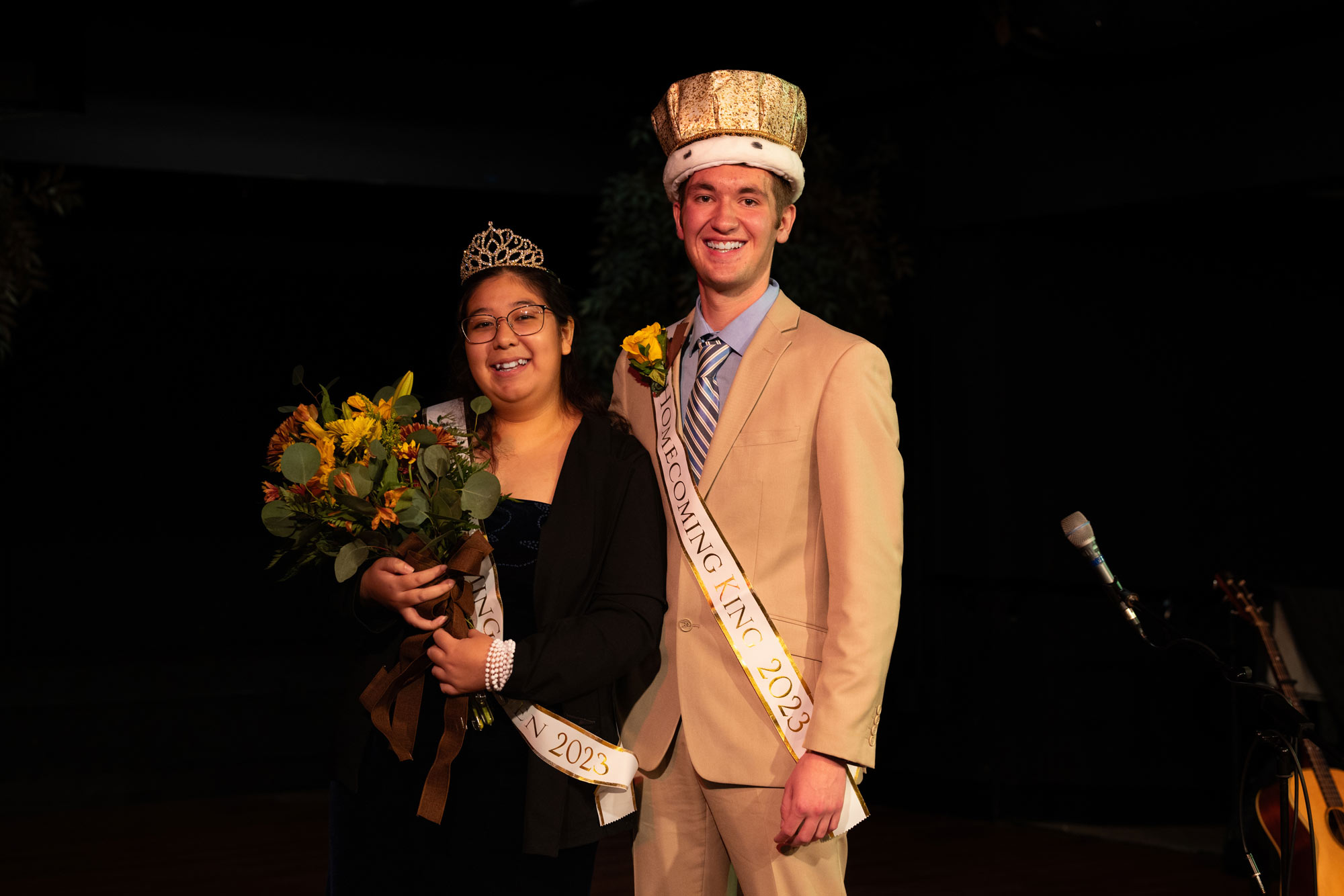 2023 Homecoming Royalty: Hermoine Armendariz and Stephen Zimmer