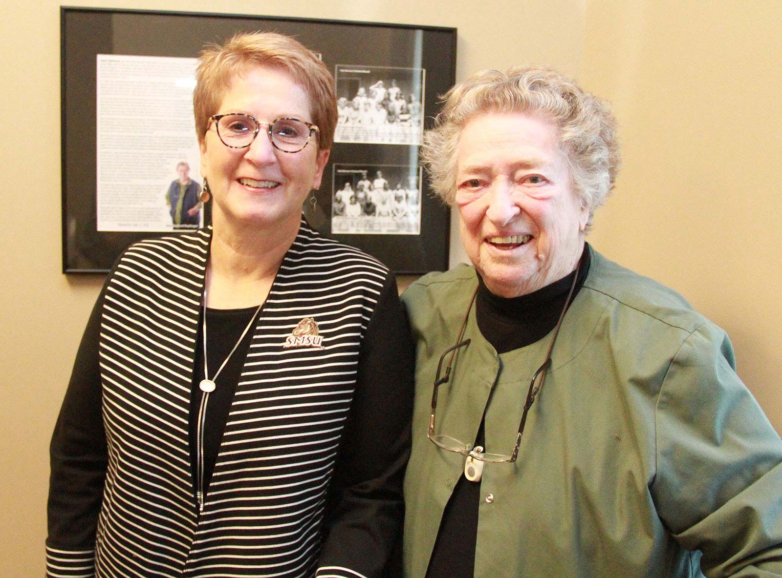 Left: Dr. Connie J. Gores, Right: Jean Replinger